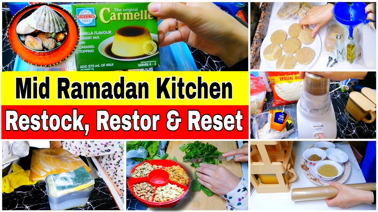 Mid Ramadan Kitchen Restock 🌙 Refilling & Reset | Homemaker Routine #pearlsofLife