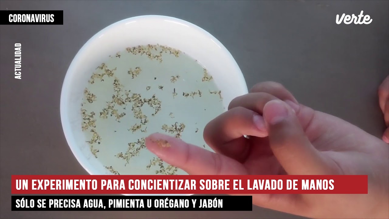 Un experimento para que los ni&ntilde;os sepan la importancia de lavarse las manos