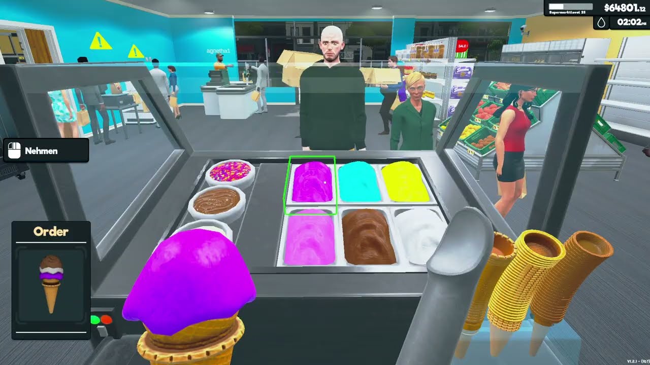 Supermarket Simulator Folge 10 Der Eiswagen des Ratens.. und der scheinbaren Bugs.