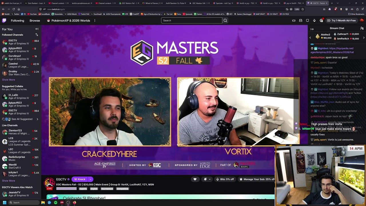 VortiX vs MSN GROUP B @EGCTV Masters Fall $20000 Tournament