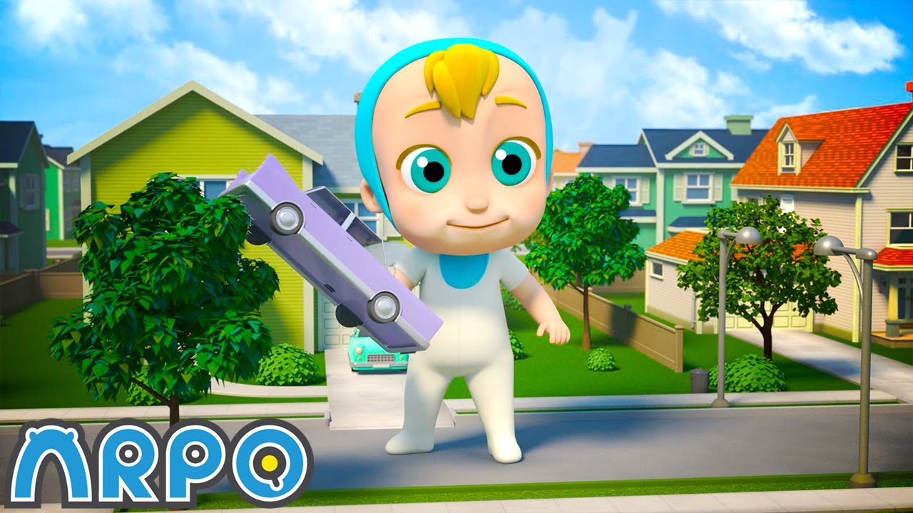 DEV BEBEK Daniel!!! | Robot ARPO 🤖 | &Ccedil;ocuk &Ccedil;izgi Filmleri