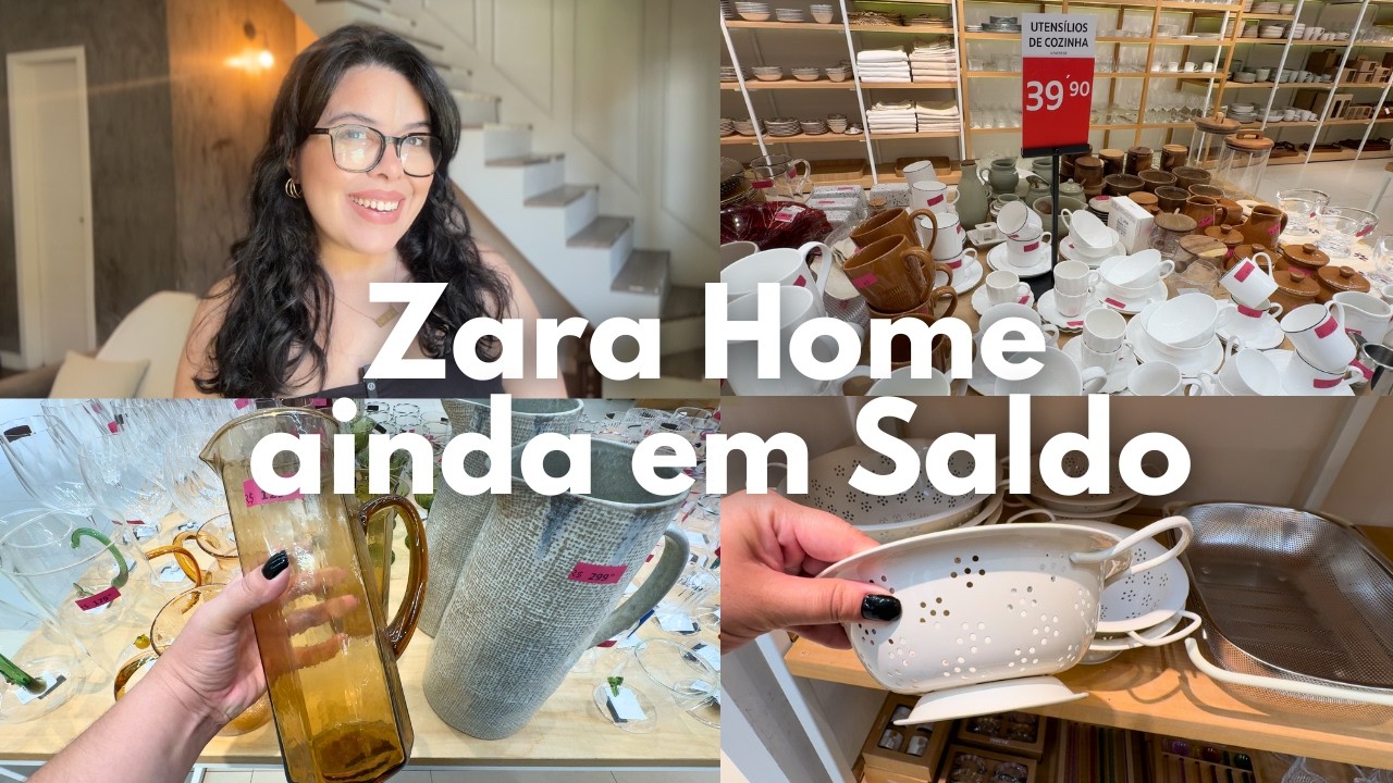 Voltei na Zara Home e o saldo ficou ainda melhor | novos itens