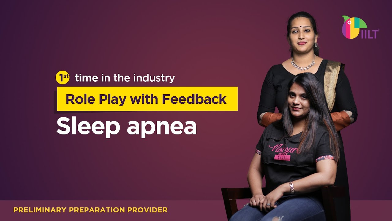 Role Play with Feedback Session-53 | Sleep apnea  | Best Online OET Coaching