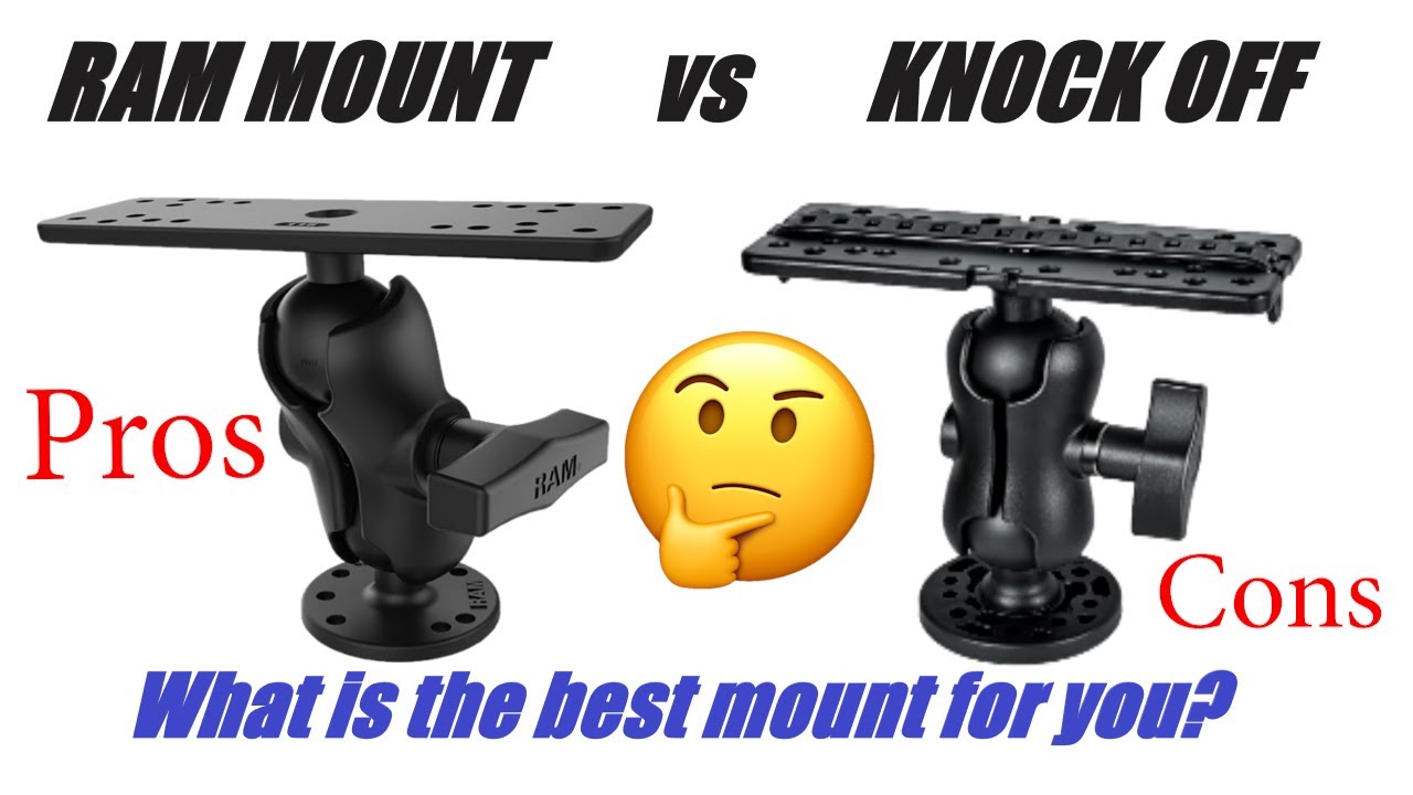 Ram Mount vs Amazon Knock Off.  What is the best universal marine electronics mount for you?