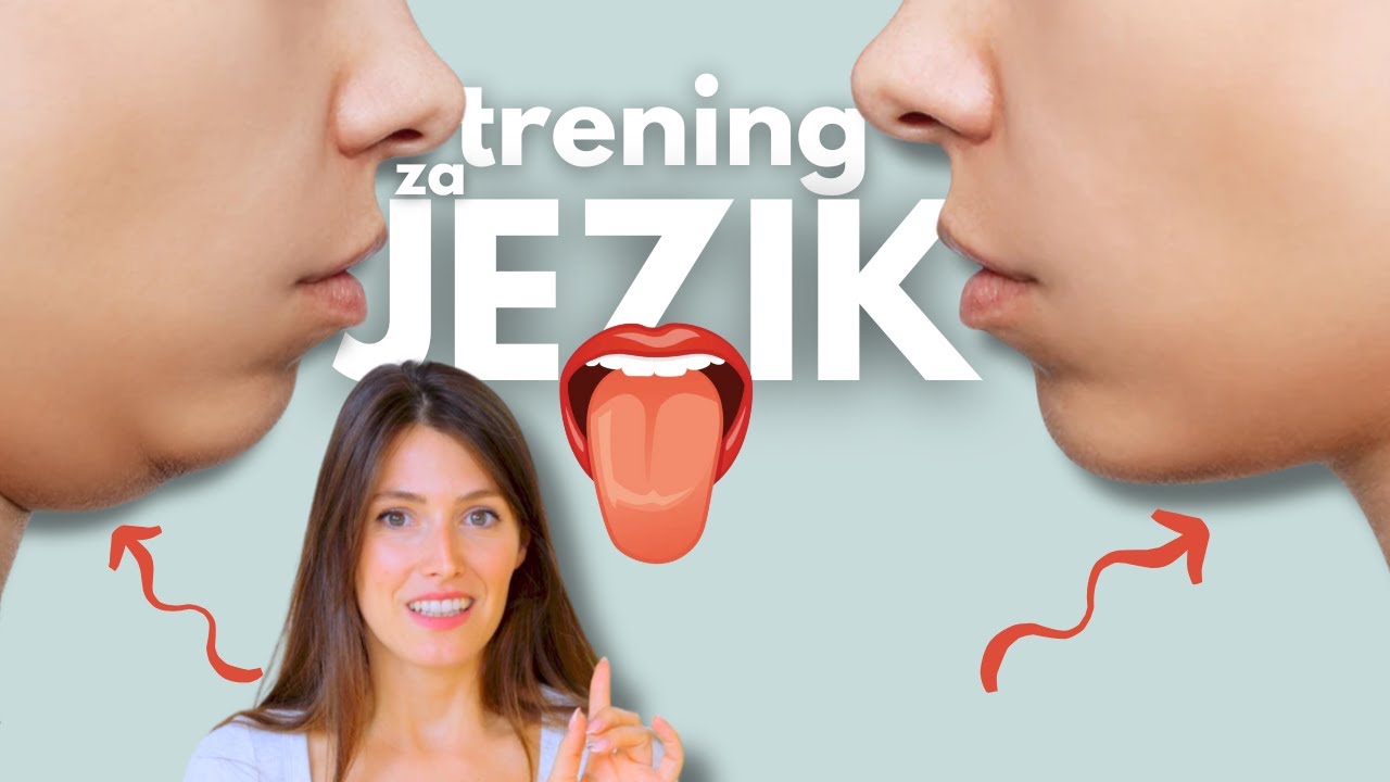 Trening za JEZIK - Manji PODBRADAK i Optimalno Disanje