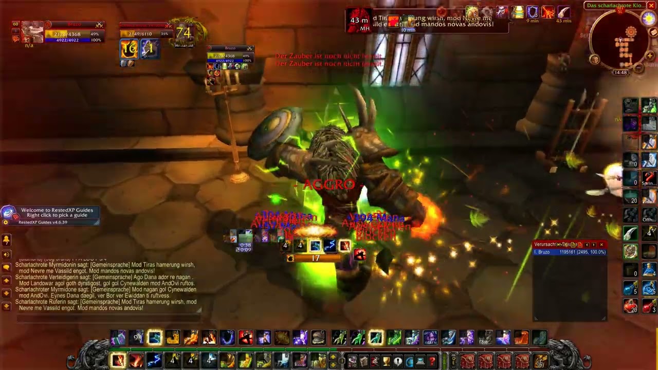 WoW SoD Shaman Scarlet Monastery farm/boost