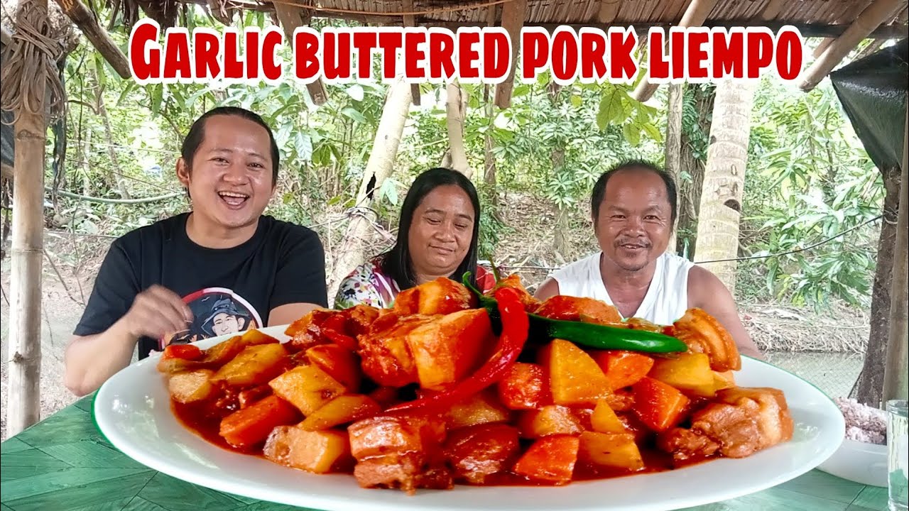 GARLIC BUTTERED PORK LIEMPO #lutongbahayrecipe 
