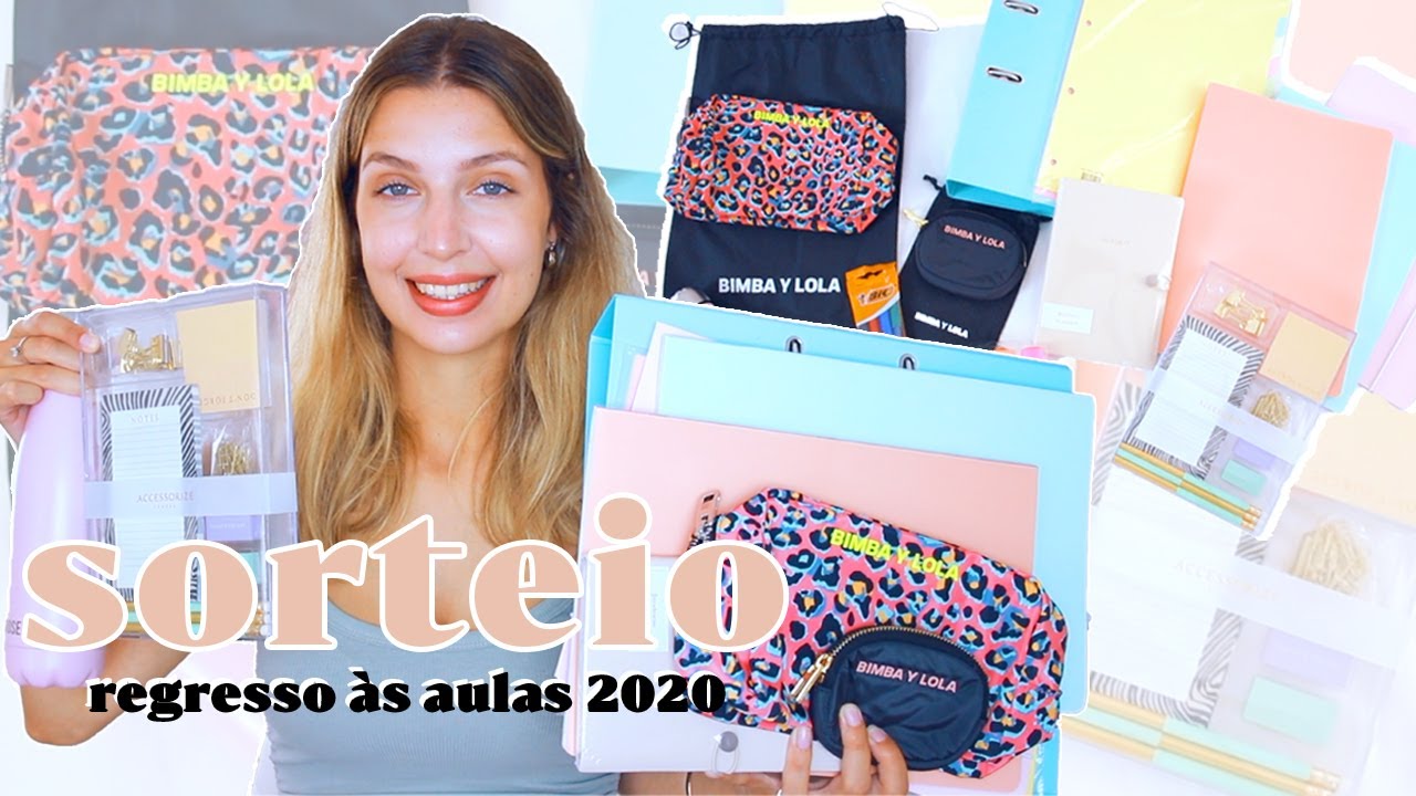 HAUL & SORTEIO DE MATERIAL ESCOLAR 2020 | #inessofiabts | Inês Sofia