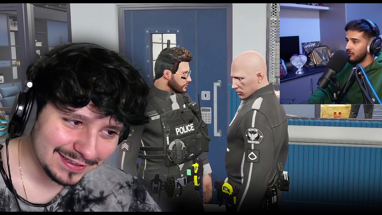 Client Reacts to AJ Hunter Yelling at a Cop & Mr. K Making Kibble Cry | ProdigyRP 2.8