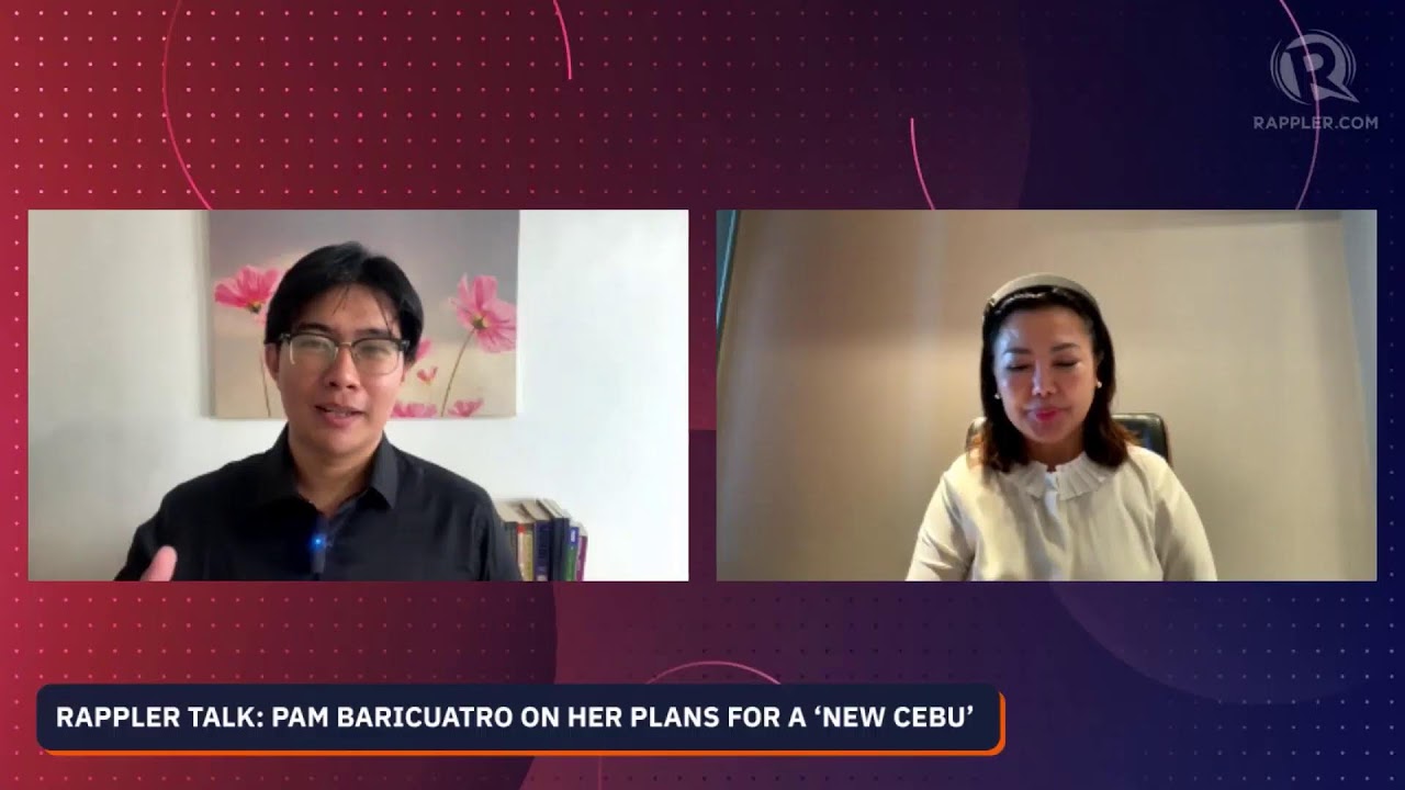 Rappler Talk: Pam Baricuatro on her plans for a ‘new Cebu’