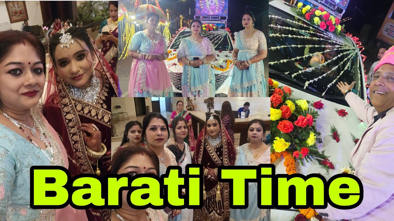 Barati time “Chiku & Puja’s Wedding Time Celebration #ChikuWedsPuja#Wedding #ShaadiVibes