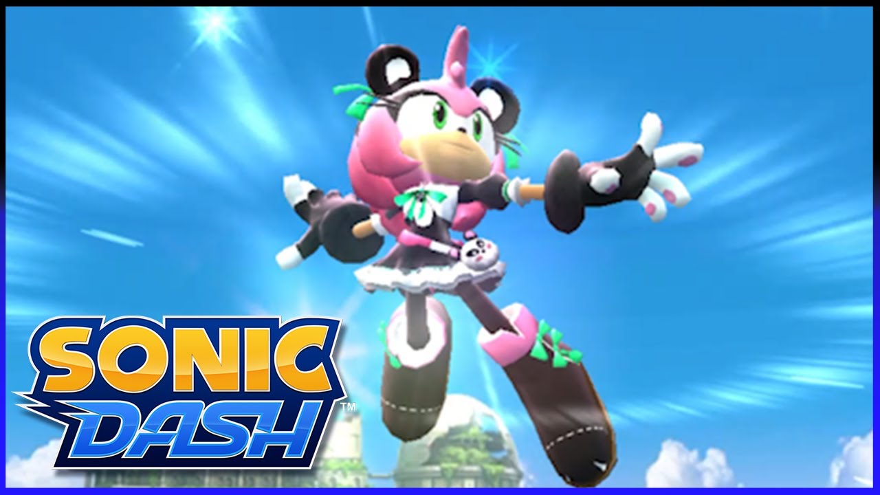 Sonic Dash - Panda Amy Gameplay Showcase
