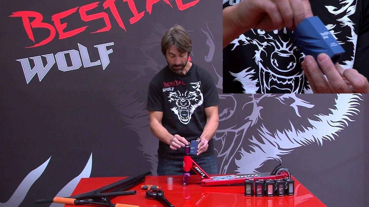 Como montar una compresión SCS en un patinete  - Bestial Wolf