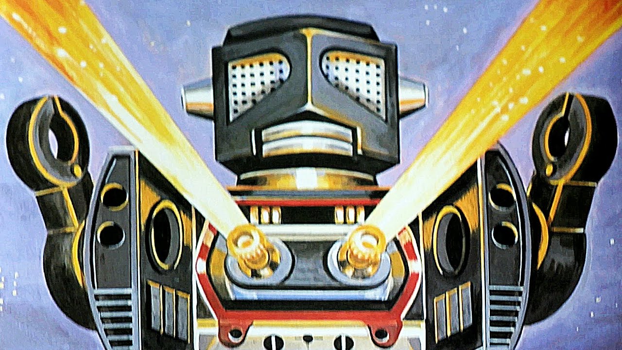 Toy Robot Packaging Design | Retro Sci-Fi Art