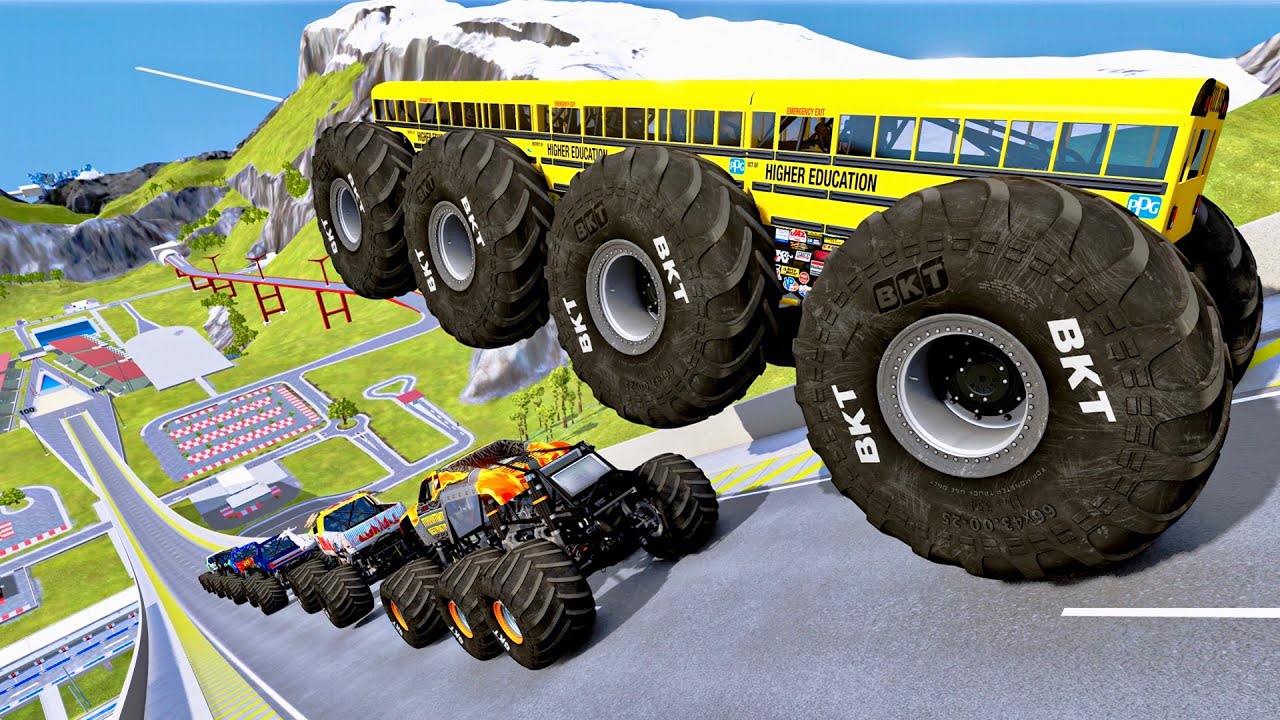 Extreme Monster Truck Car Jumping: Adrenaline Rush!