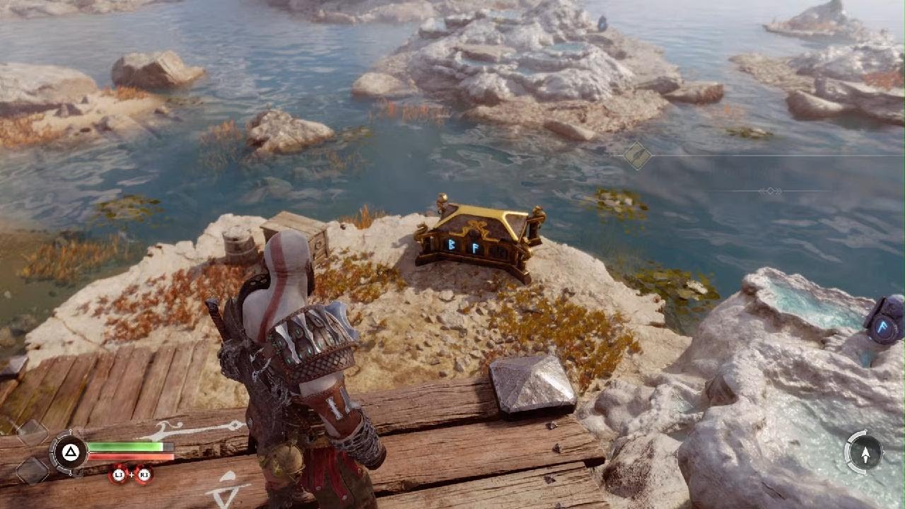 God of War Ragnarök Solving the rune chest in Svartflhiem