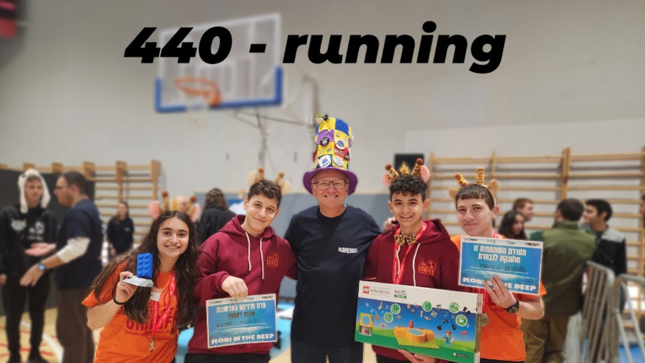 FLL SUBMERGED Israel Qualification 1 competition - our best run 440 pts