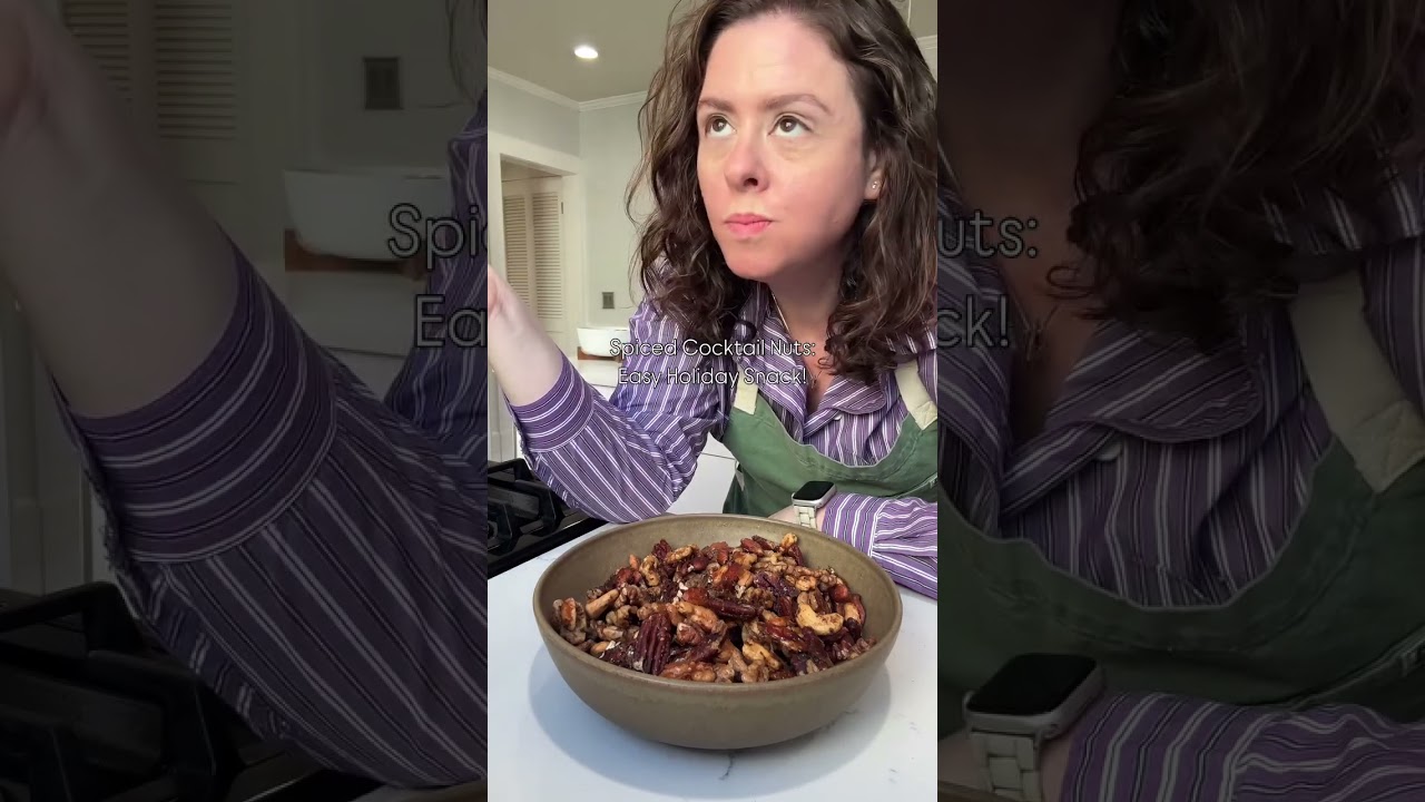 Орешки для коктейлей со специями (идеальная закуска для вечеринки!)