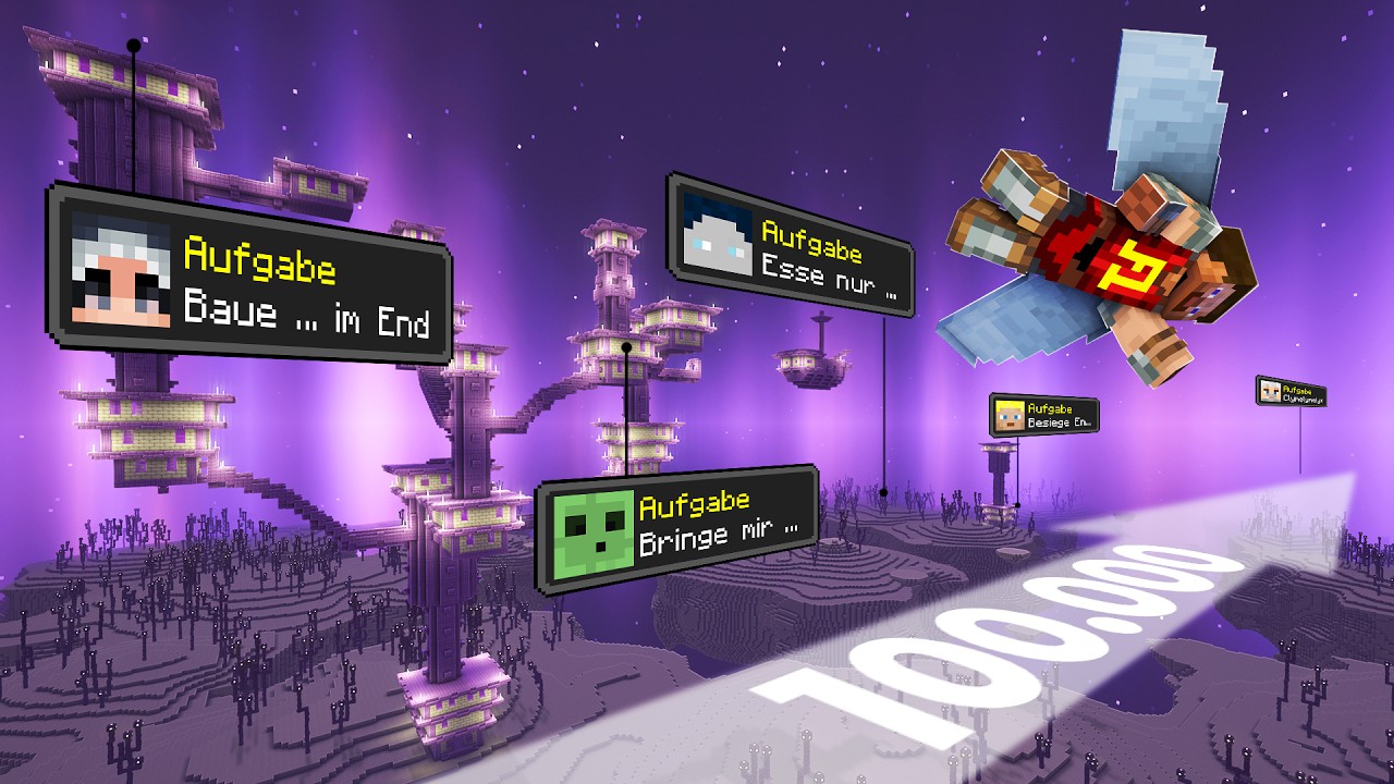 Ich reise 100.000 Blöcke durchs Ende von Minecraft | Craft Attack 11