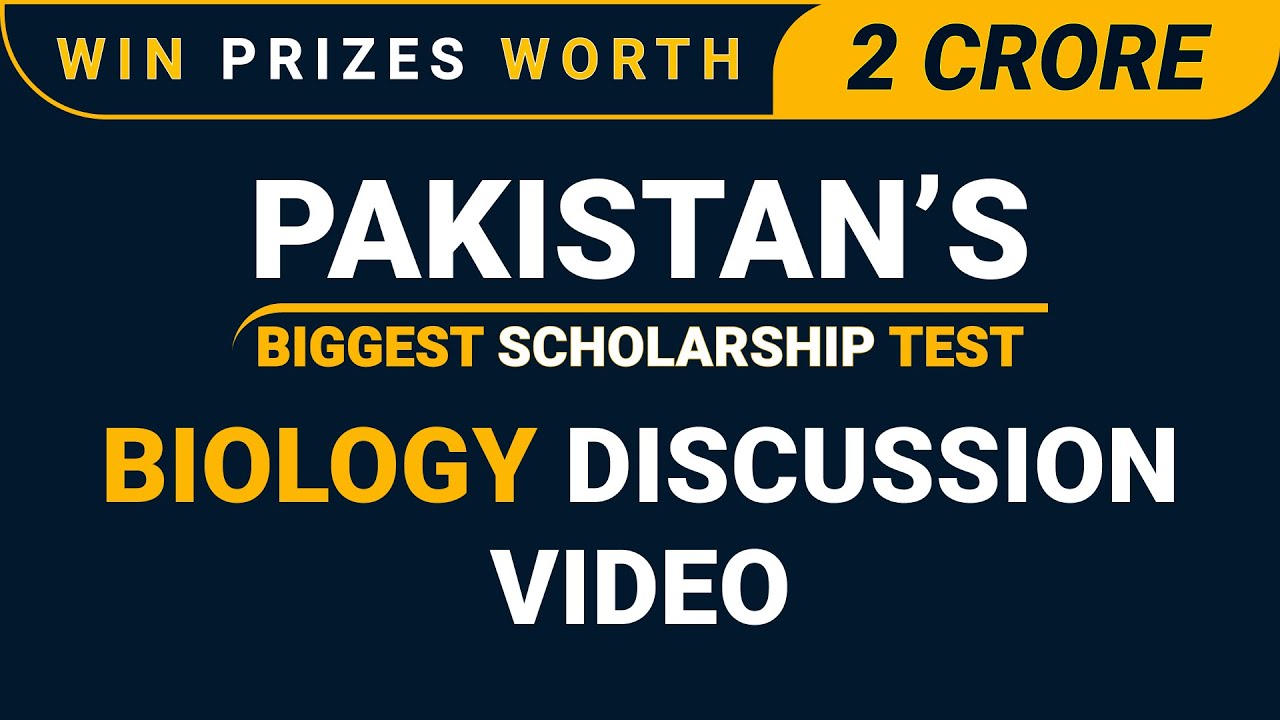 Biology Discussion - Mentr Scholarship Test | MDCAT 2025