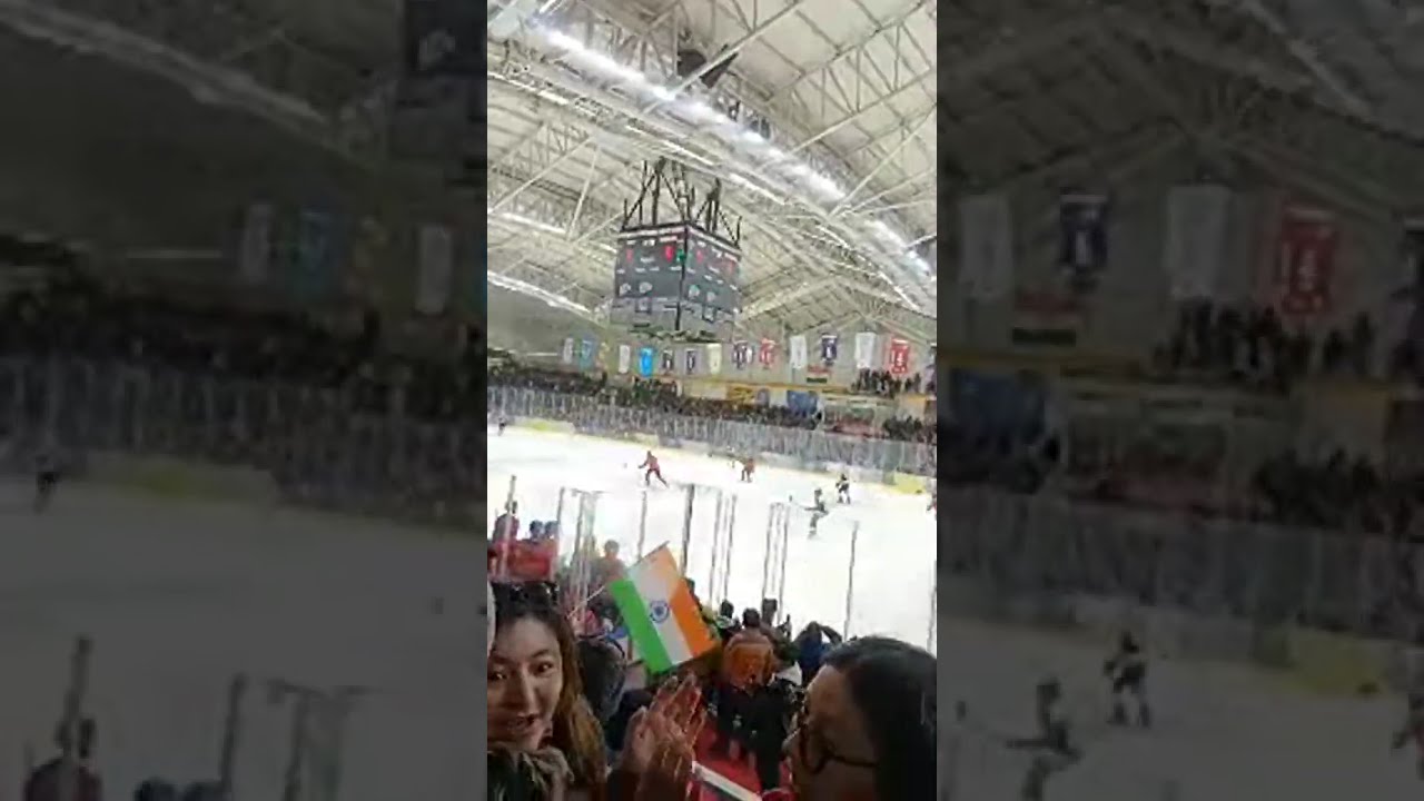 Khelo india winter games ice hockey final match at NDS leh |• Chandigarh vs Army