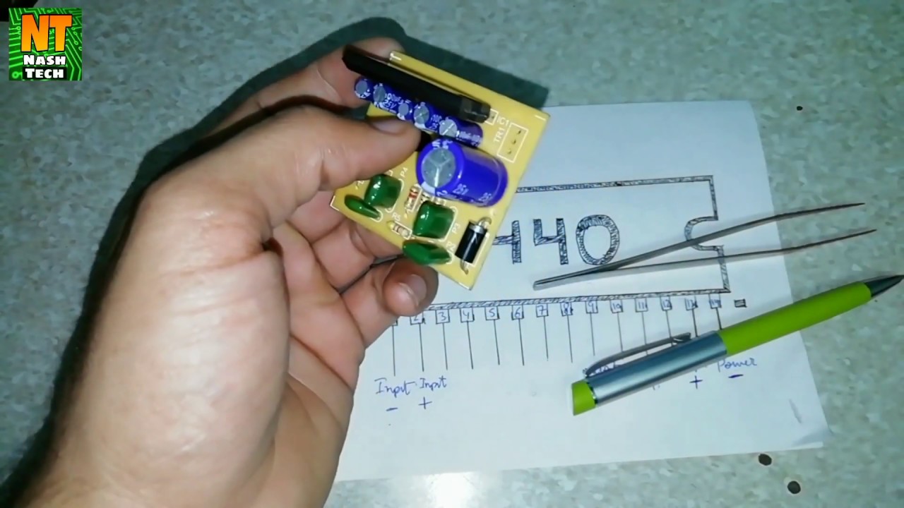 4440 ic | Mono Amplifier | Pin identification and Connection in detail