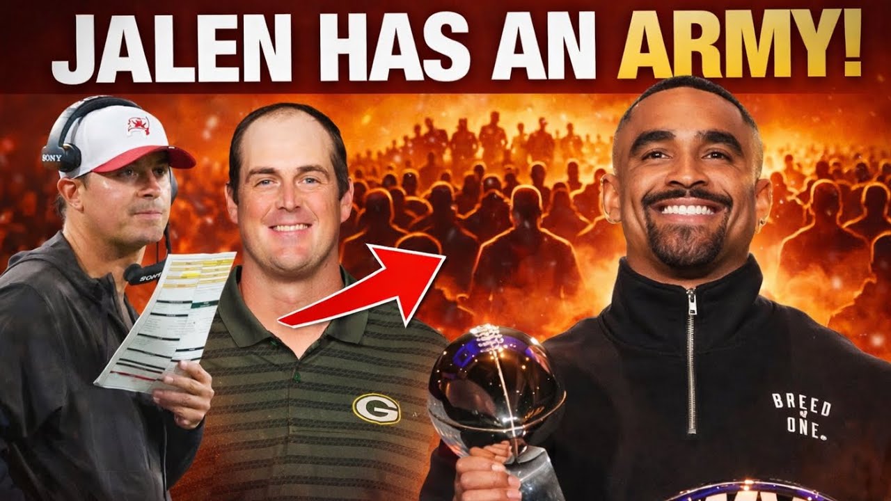 Eagles put an Army around Jalen Hurts! Josh Grizzard as pass Coordinator. Sean Mannion as Oc. WOW