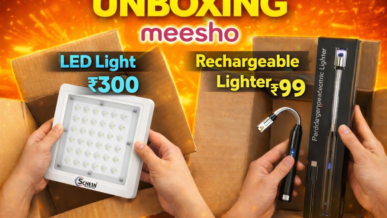 💥 Most Useful Gadgets from Meesho 😍 | LED Light 💡 & Rechargeable Lighter 🔥 @GadgetFighter 