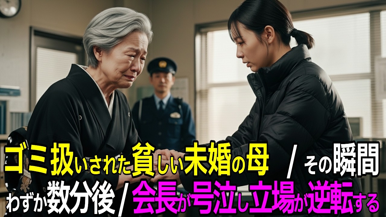 未婚の母が拾った現金封筒を警察へ――その場で乞食のふりをした財閥会長が号泣した理由【感動する話】