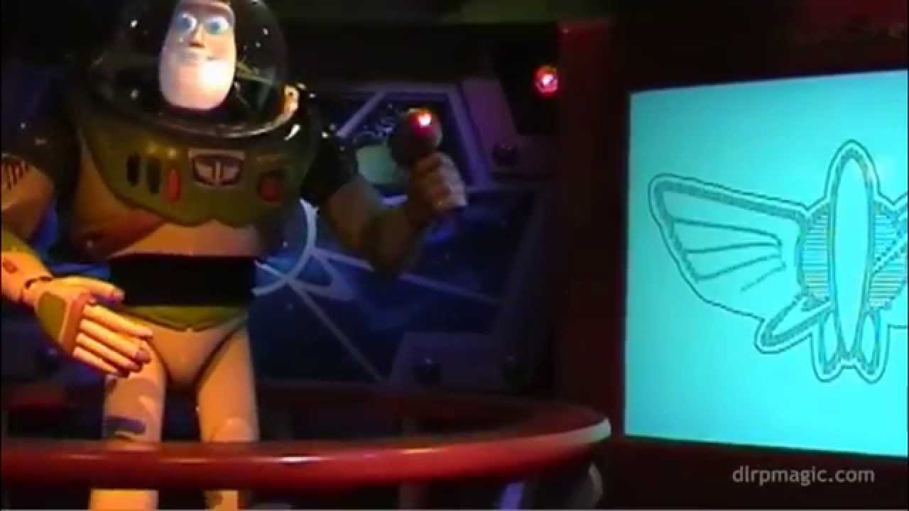 Buzz Lightyear Laser Blast - Disneyland Paris Complete Ridethrough