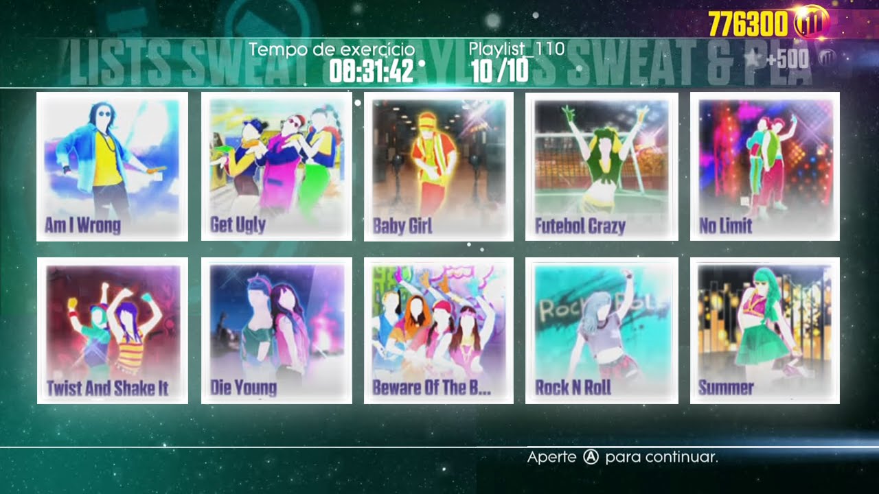Just Dance 2016 - Sweat Mode - 10 songs