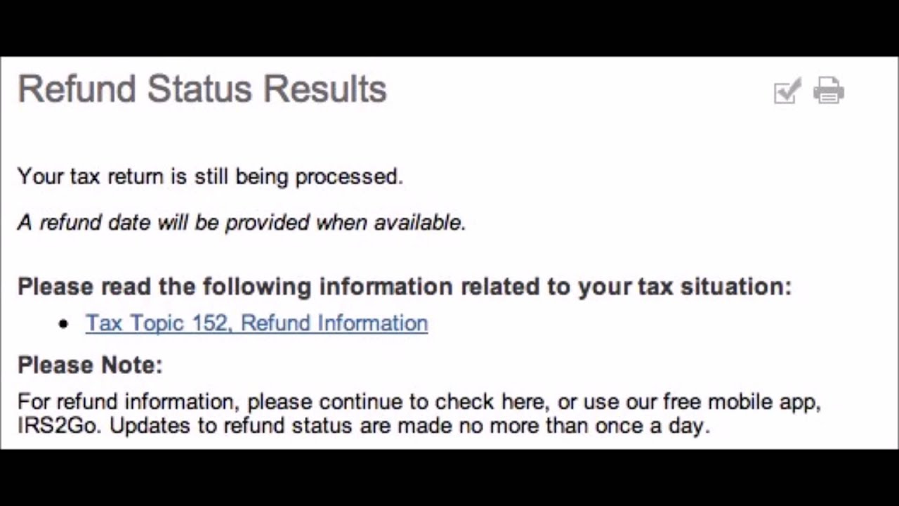 Why Do Where's My Refund Bars Disappear?