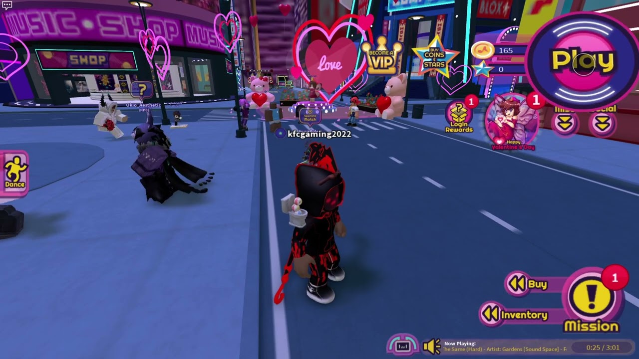 Playing RoBeats music Rhythm RPG