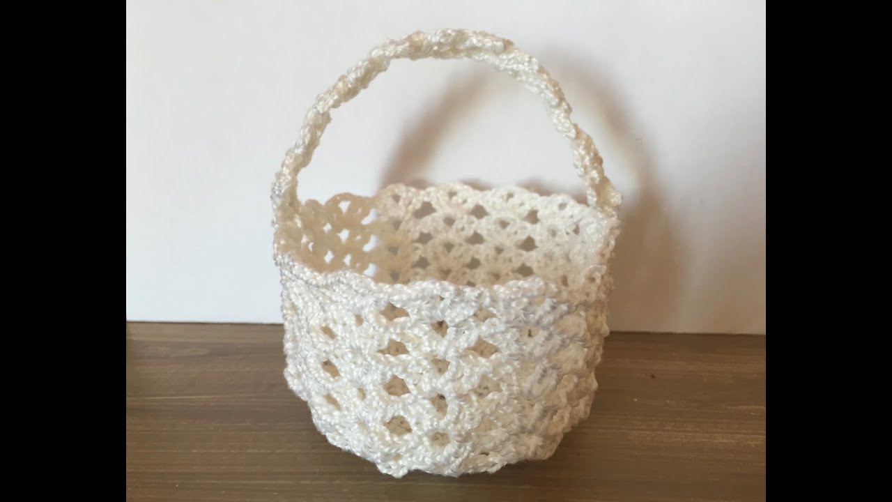 Tuto bonbonniere panier au crochet @Alextitia Tuto Crochet