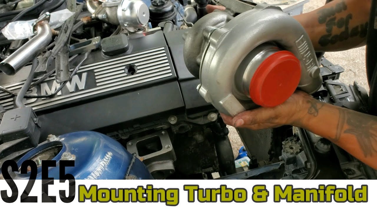 S2E5 - Установка выпускного коллектора и турбокомпрессора на мой BMW 325xi E46 [M54B25] 2002 года...