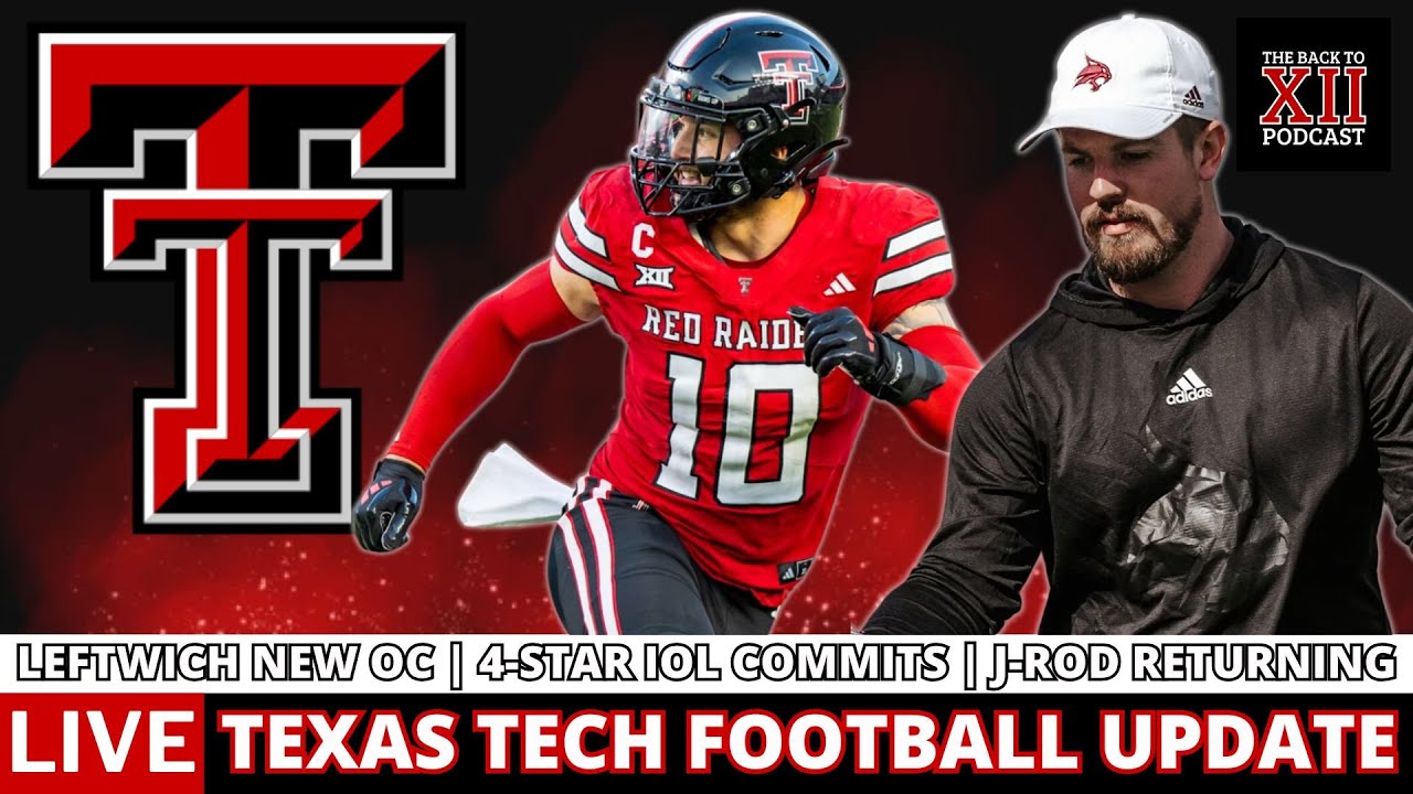 Texas Tech Hires New OC | Red Raiders Land 4-Star OL | Jacob Rodriguez To Return
