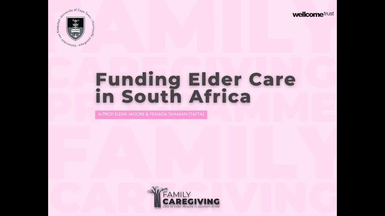 Funding Elder Care in South Africa