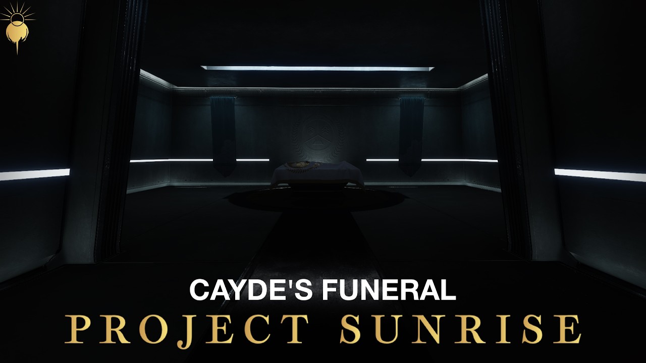 Cayde's funeral | Destiny 2 Project Sunrise