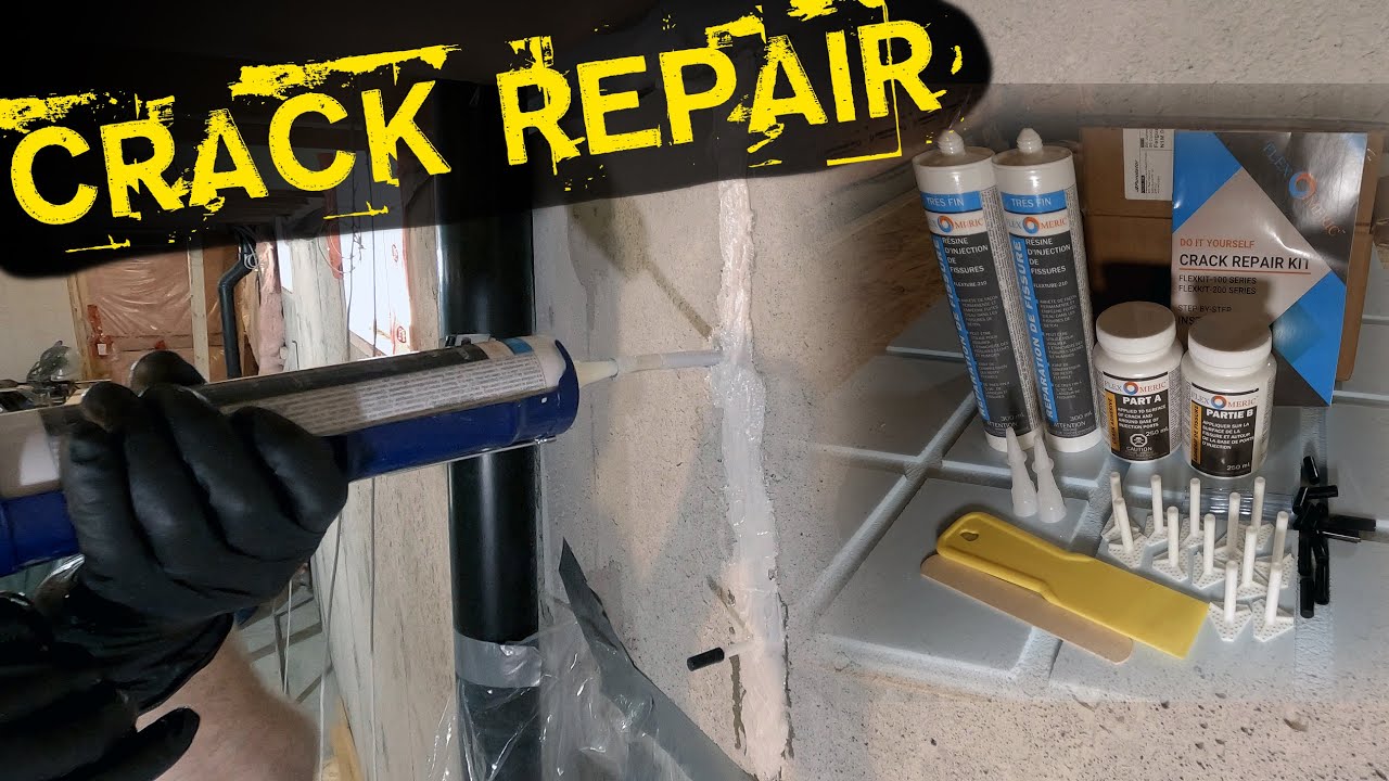 Basement Insulation Moisture & Crack Repair / Injection