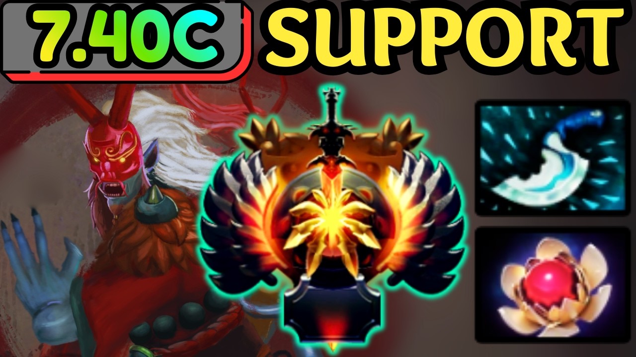 🔥 Broken GRIMSTROKE Hard Support — Enemy Can’t Move 🔥 Dota 2 Support