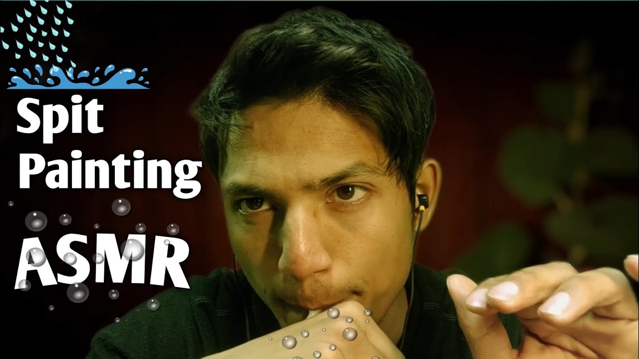 ASMR | ✨ Doing 💦SPIT PAINTING on Your Face| Male Spit ASMR💥 | ASMR for SURE Sleep💤 