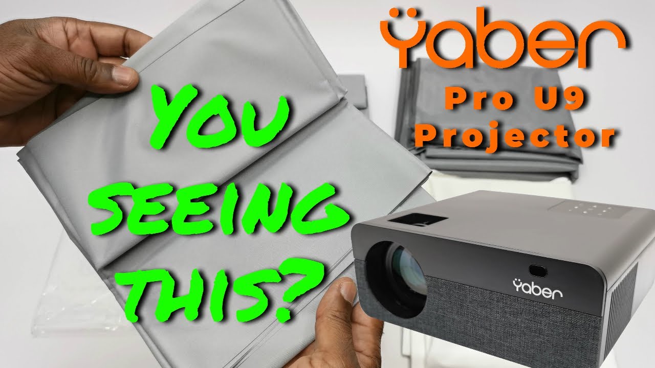 Высококонтрастный проектор Yaber Pro U9 HD 1080p — Вау даже при дневном свете