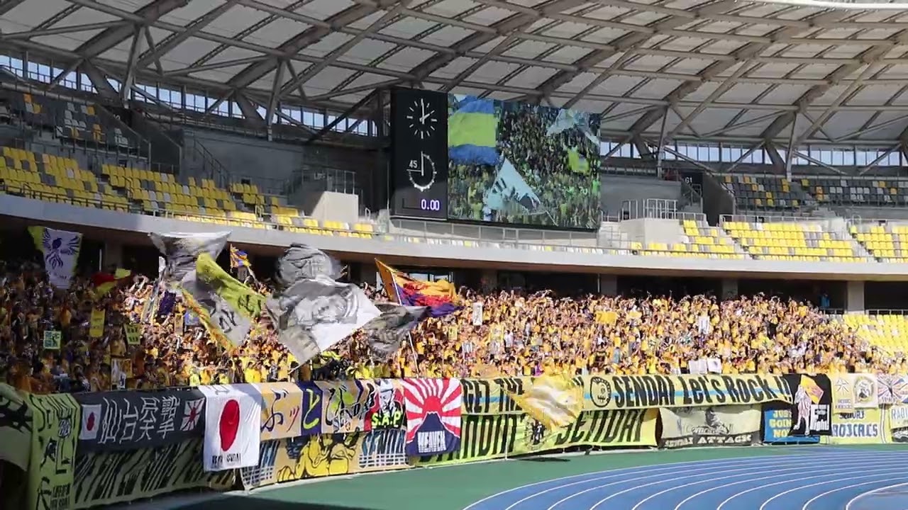 2026　J2・J3特別大会  EAST-A 第3節　栃木SCvs仙台　仙台チャント「カントリーロード」