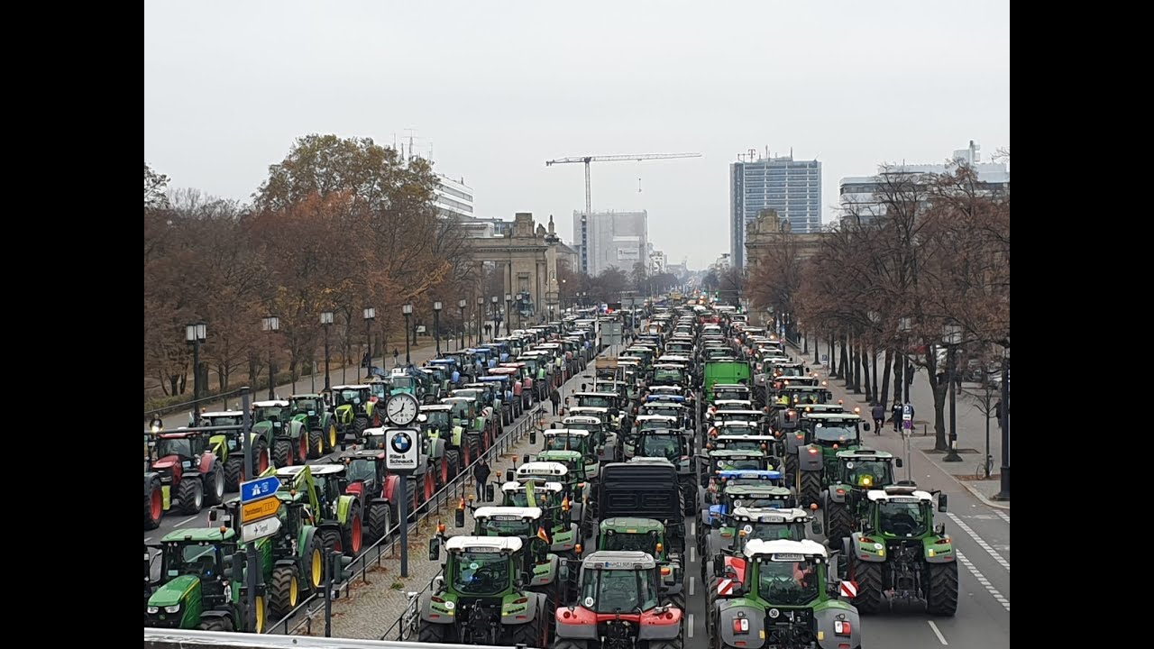 Bauerndemo in Berlin (Trecker-Demo) - Deutschland