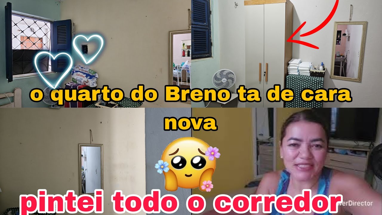 PINTEI TODO O CORREDOR DA SALA 