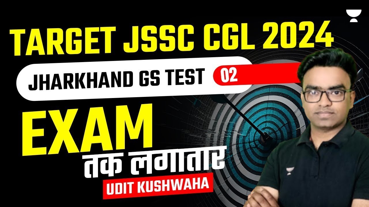 Jharkhand GK/GS | PYQs Session - II | JSSC CGL 2024 | Udit Sir