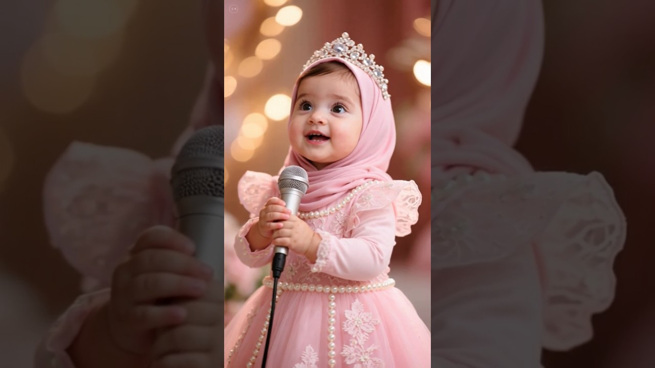 Cute Baby Reciting Quran💕Islamic Video For Kids #shorts​ #islamicshorts​ #kidsvideo​ #aibaby​ #islam