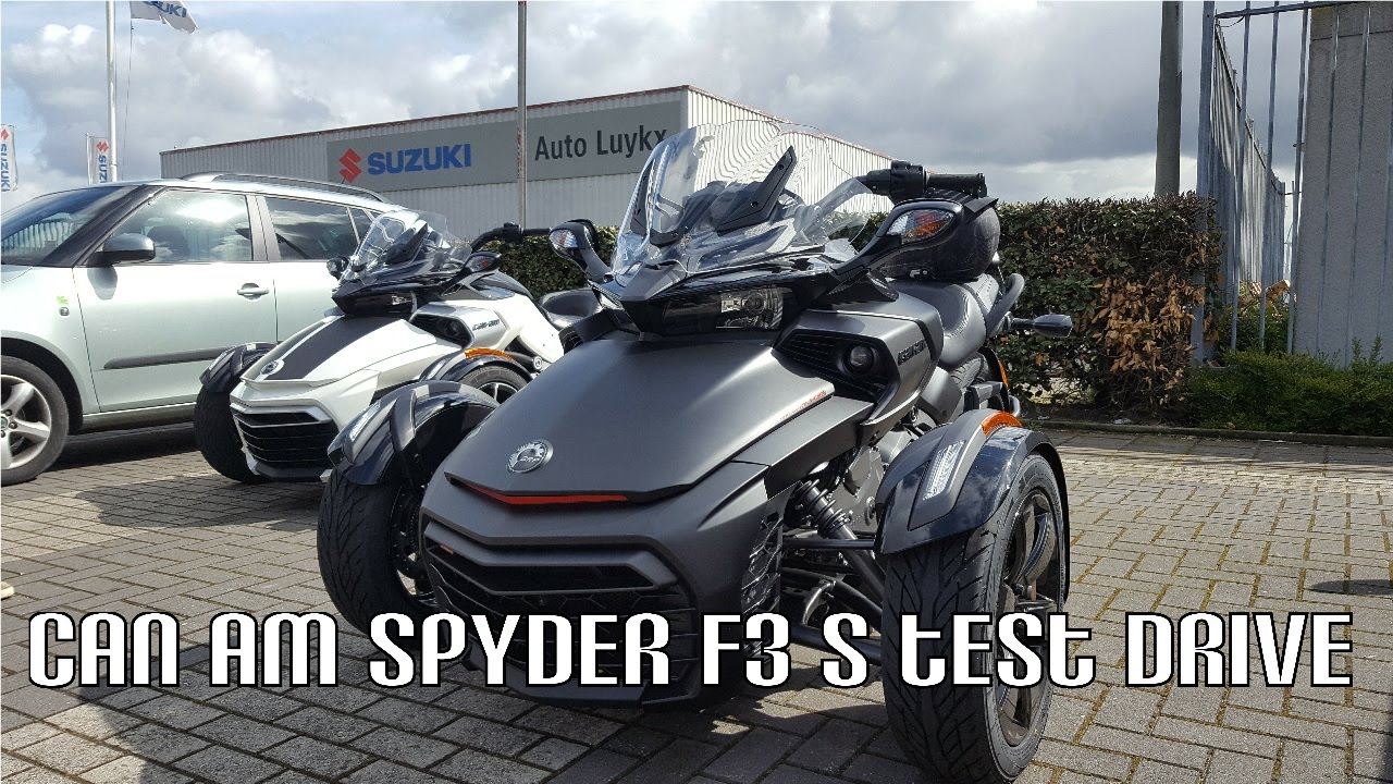 Test driving a Can Am Spyder F3 S, best useless toy