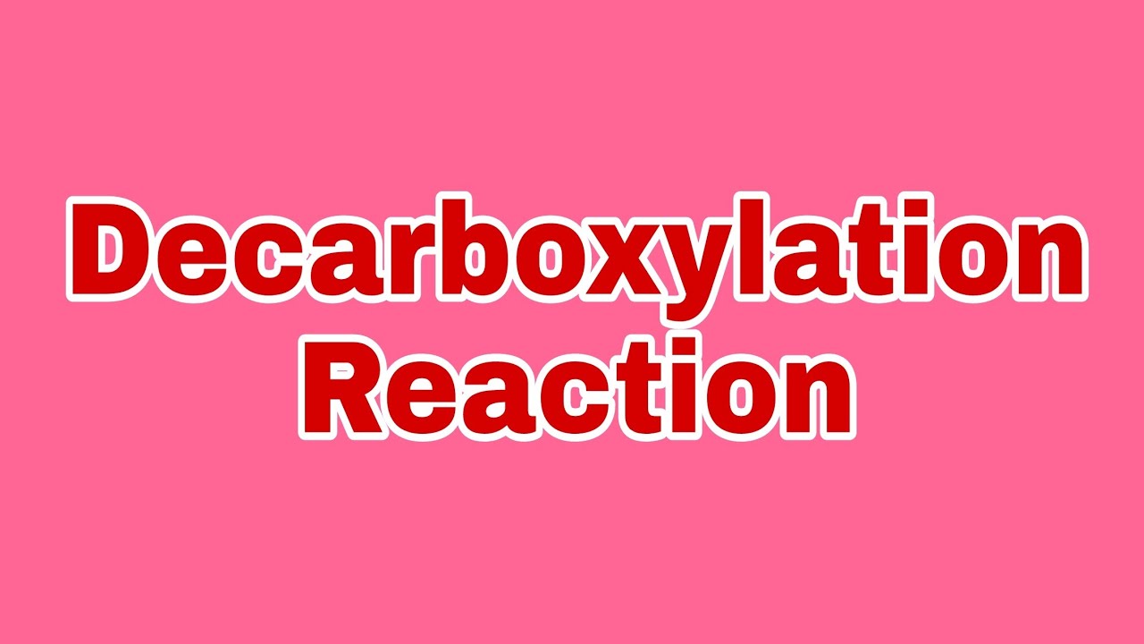 Decarboxylation Reaction #shorts