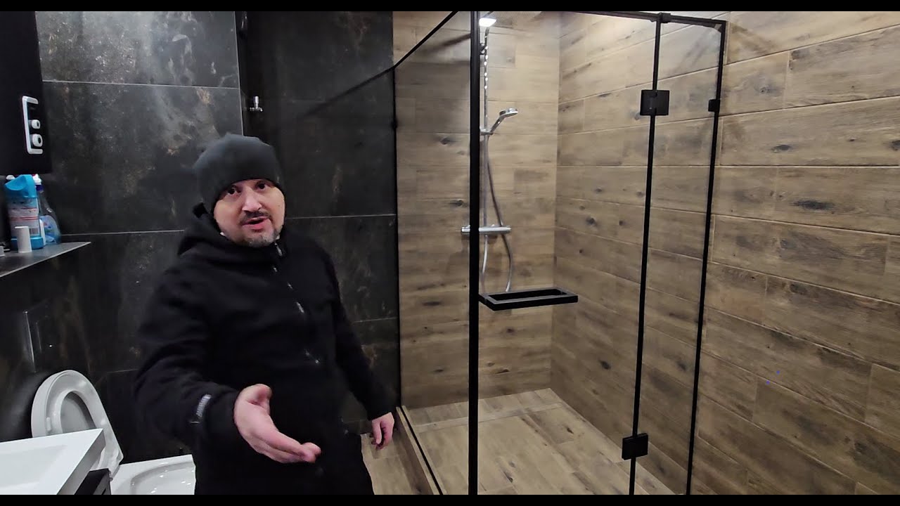 Душова кабіна в оброблені дозволяє приховати нерівності - SV Glass